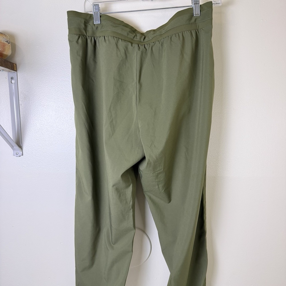 GAP Fit Women's Med Green Slicky Jogger Athleisure Training Pants Running - Picture 4 of 7